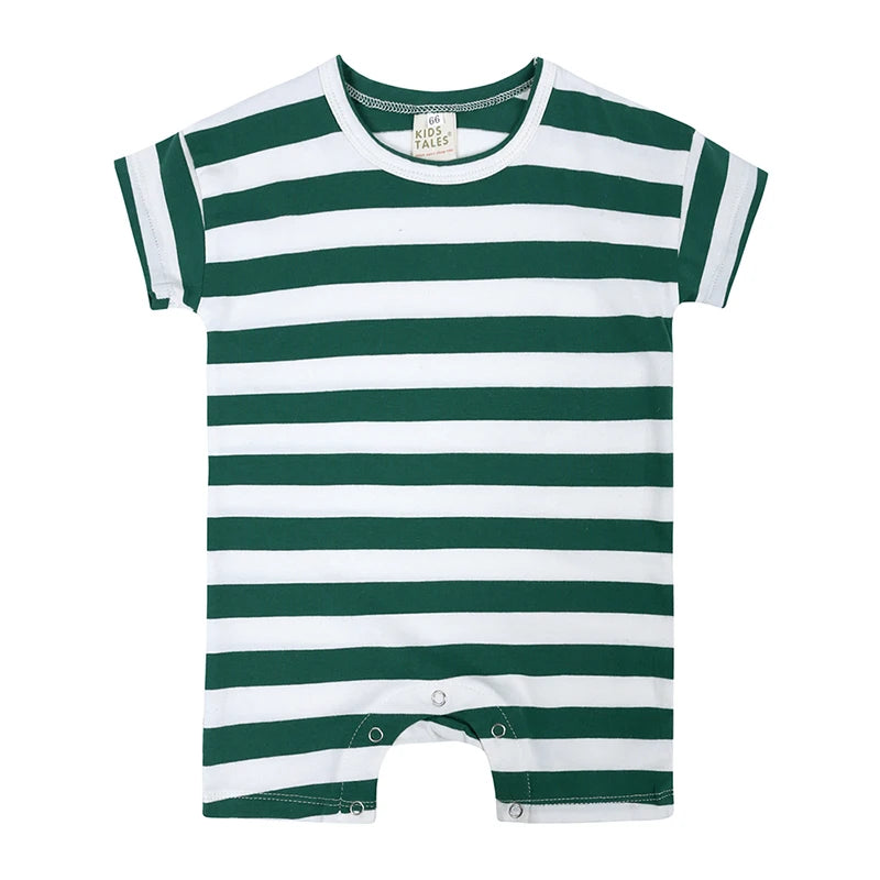 Solid Cotton Baby Romper