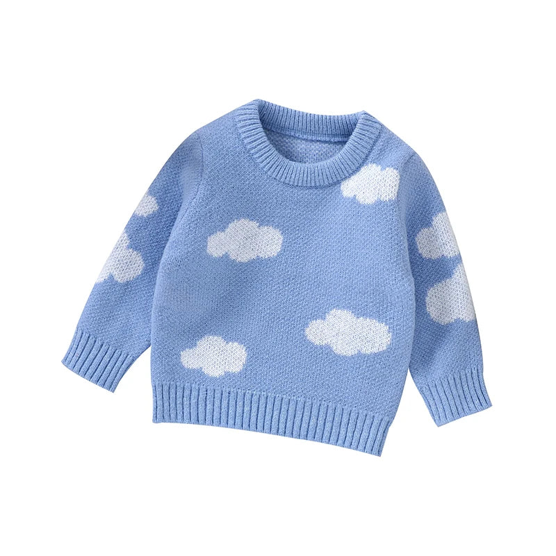 Aqua Blue Knit Sweater for Babies and Toddlers