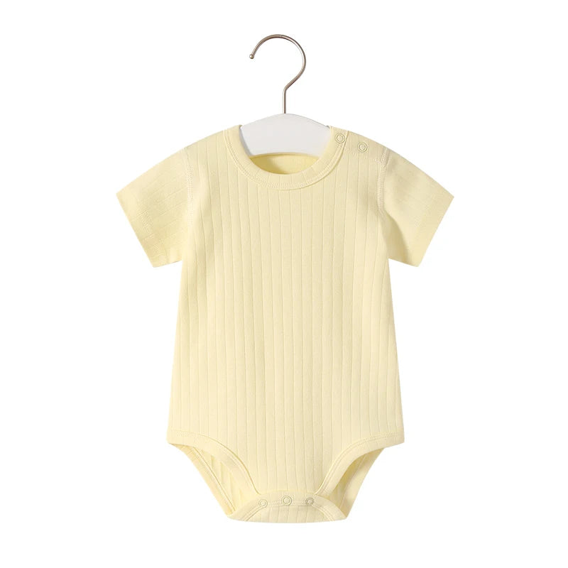 Petite Léonie Short Sleeve Bodysuit displayed on hanger