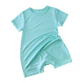Short Sleeve Shortie Romper - Blue