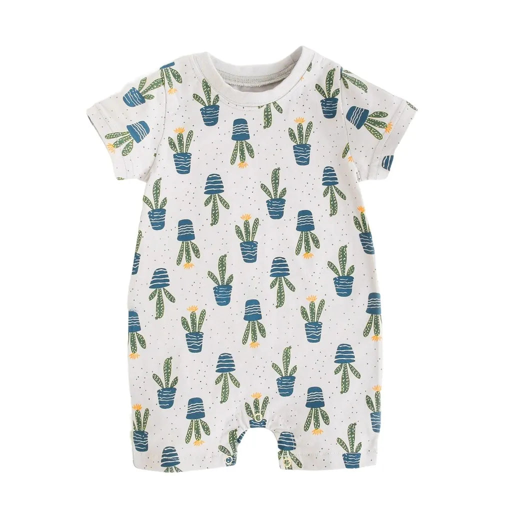 Lions Wild Life Print Romper