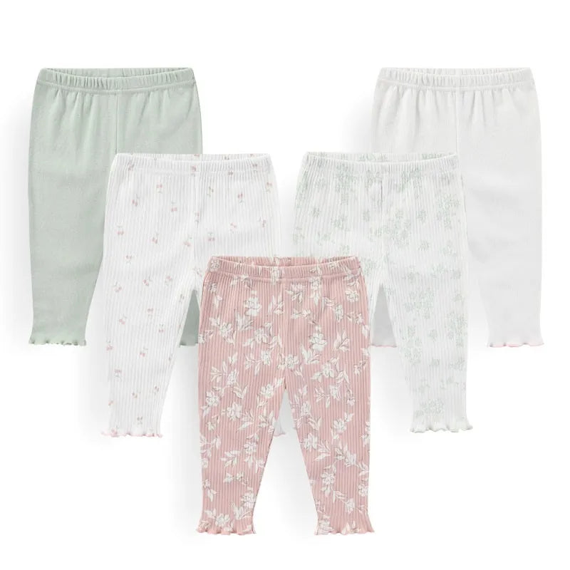 Solid Color Cotton Baby Pants