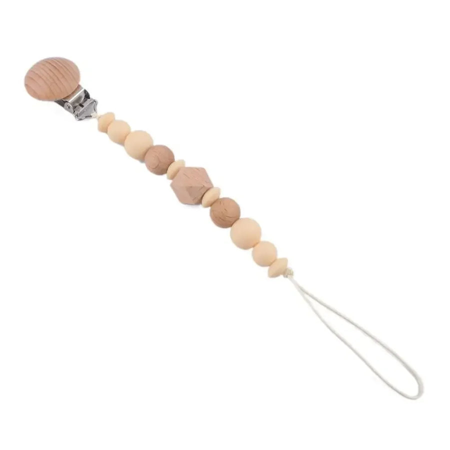 Octagonal Bead Pacifier Clip, product view 13