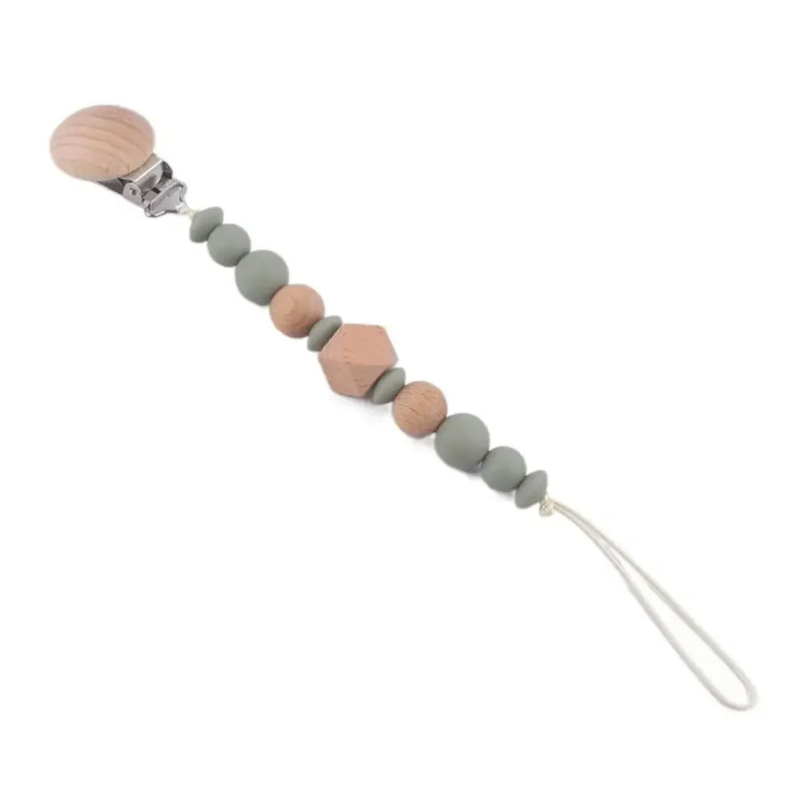 Octagonal Bead Pacifier Clip, product view 16