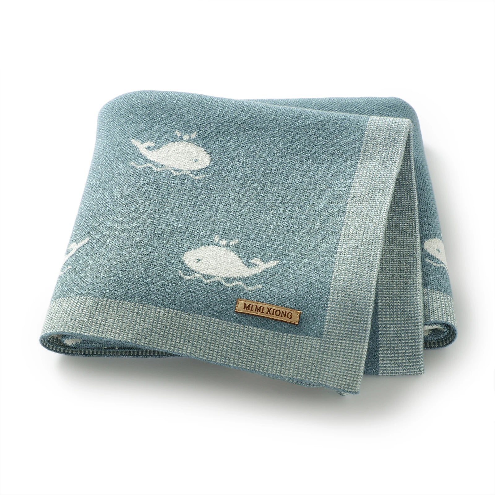 Little Whale Knit Blanket