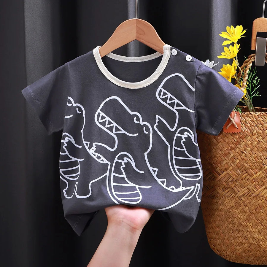 Noé Sketch Dino Cotton T-Shirt – featured product image
