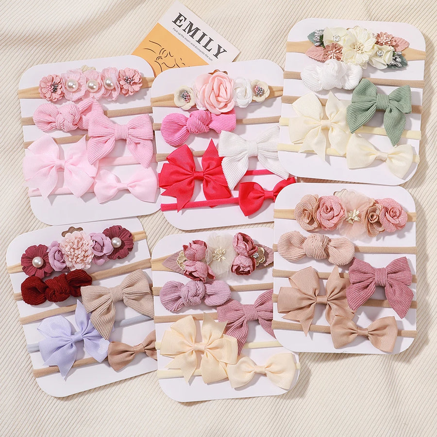 Floral Lace Bow Headband, product view 2