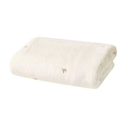 Cozy Fleece Baby Blanket - Olive, product view