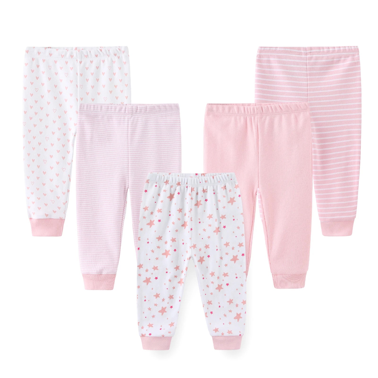 Solid Color Cotton Baby Pants