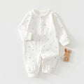 Charming Baby Romper for Spring & Fall, Soft Pure Cotton Onesie, Princess & Prince Style, Perfect Crawling Suit.