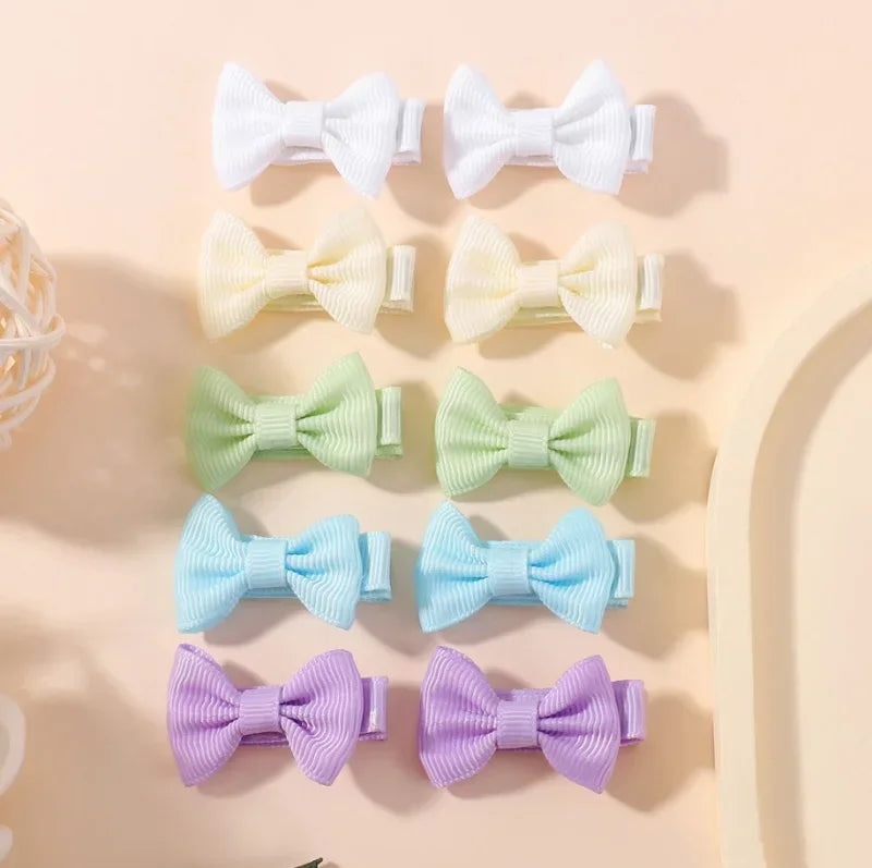 Mini Hair Bow Clip Set, product view 10