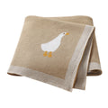 Allover Goose Knit Baby Blanket - 90 x 70 cm