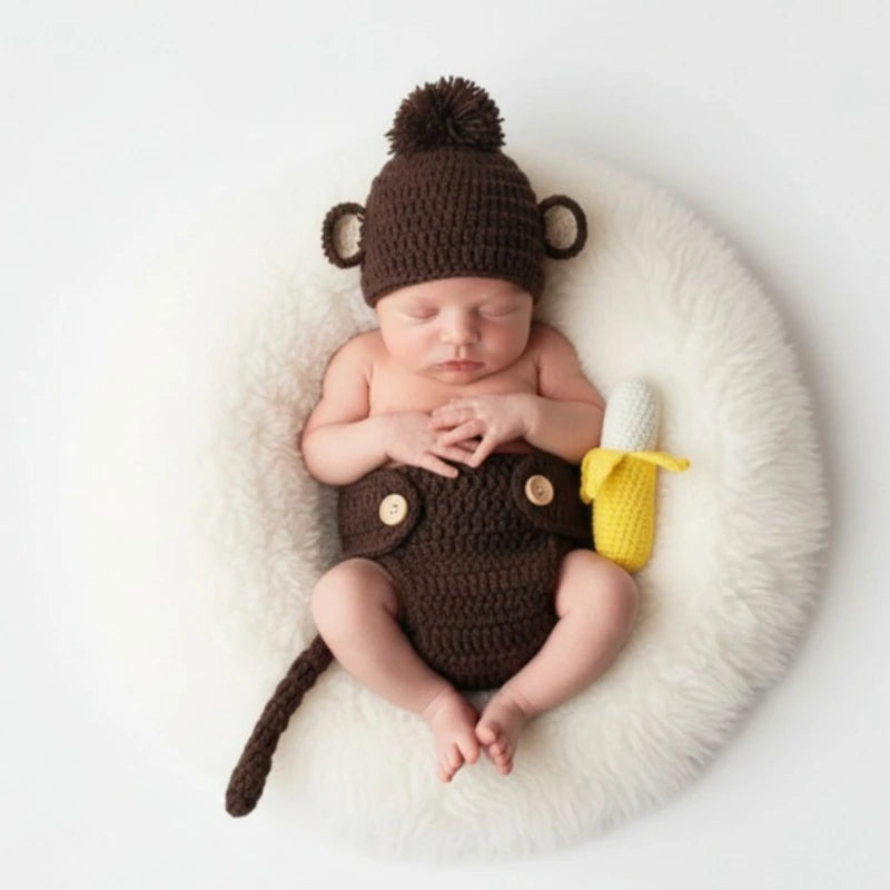 Belle Sophie Monkey Knit Costume Set