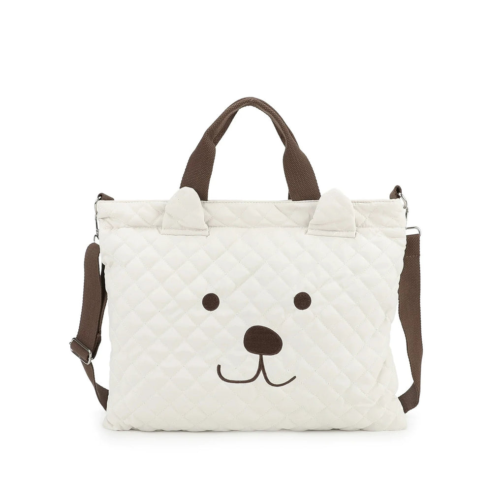 Large Capacity Diaper Bag in Beige