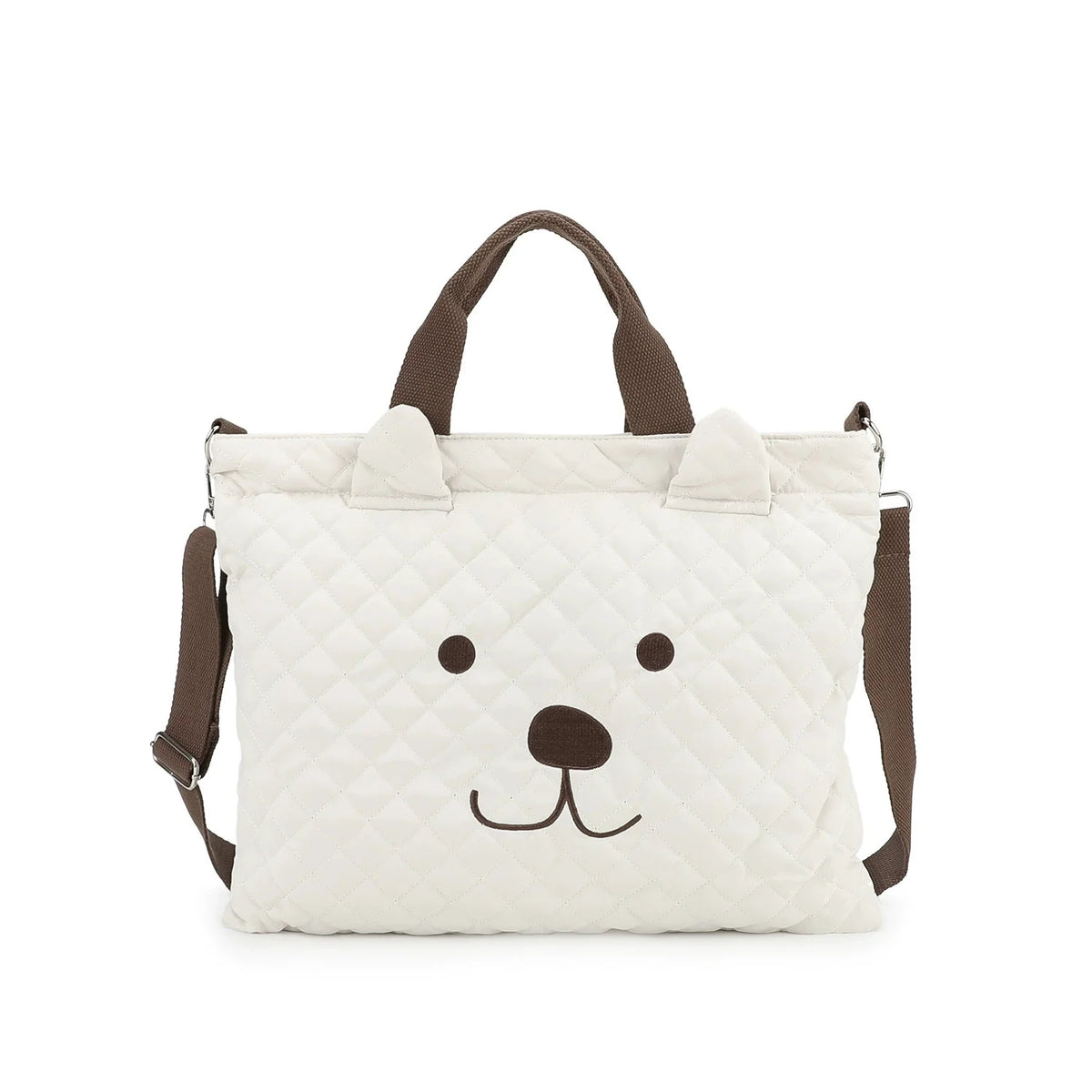 Large Capacity Diaper Bag in Beige