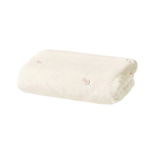 Cozy Fleece Baby Blanket - Roses, product view