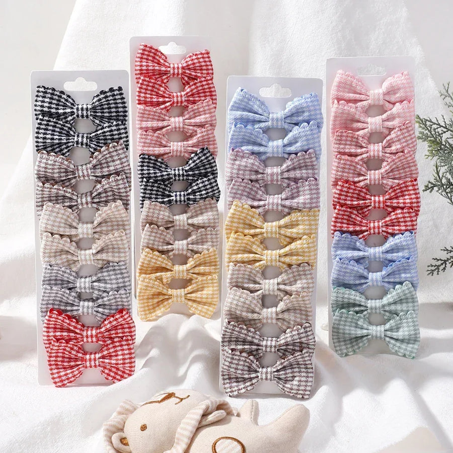 Plaid Print Hairpin Set, product view 2