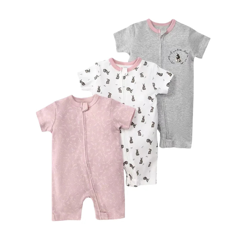 Everyday Cotton Romper Set (3-Pack)