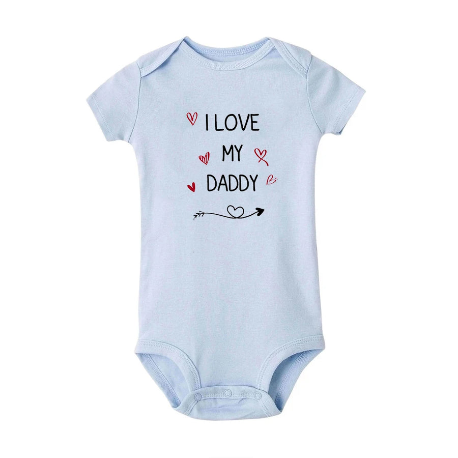 I Love My Daddy Romper size options