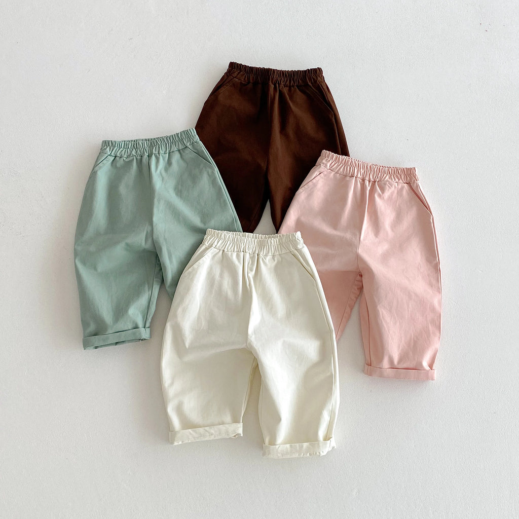 Classic Straight Leg Pants for toddlers in multiple colors