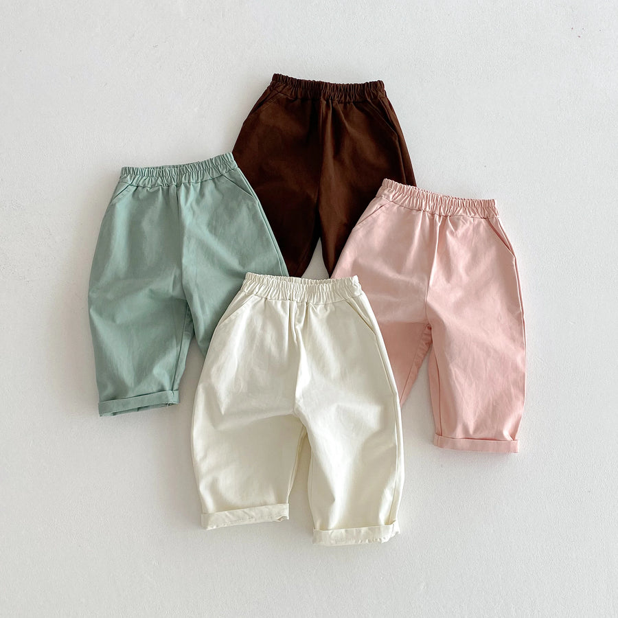 Classic Straight Leg Pants for toddlers in multiple colors
