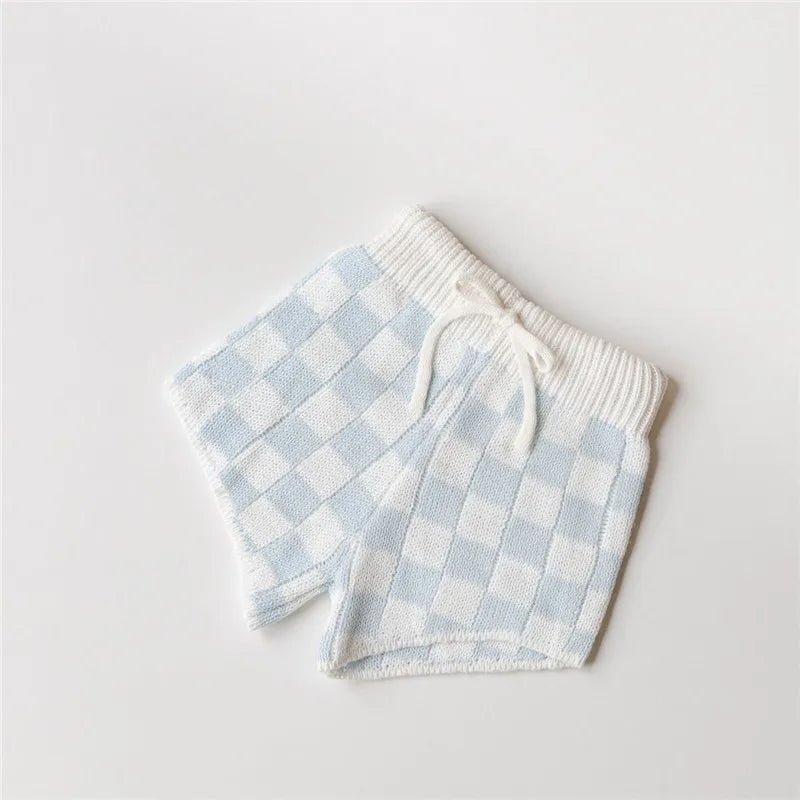 Plaid Knit Pants Set, product view 9