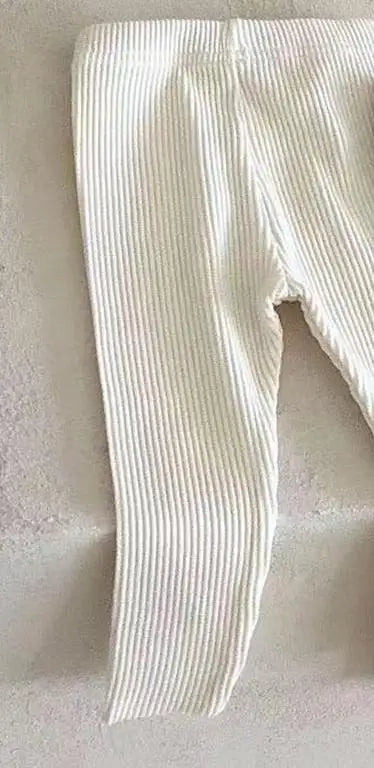 Cotton Ribbed Baby Pants