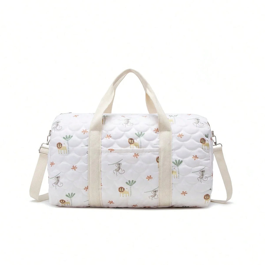 Embroidered Large Capacity Diaper Bag, product view 6