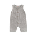 Sleeveless Stripe Baby Romper