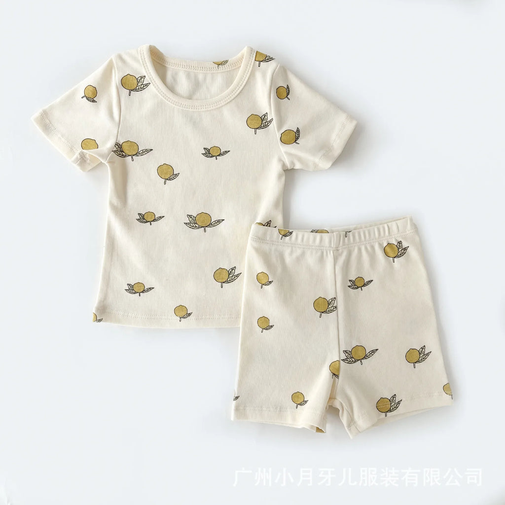 Floral Print T-Shirt and Shorts Set