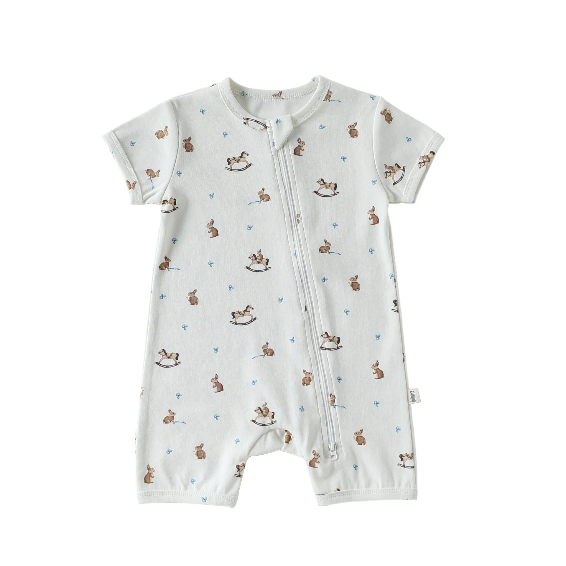 Animal Print Summer Romper for Baby