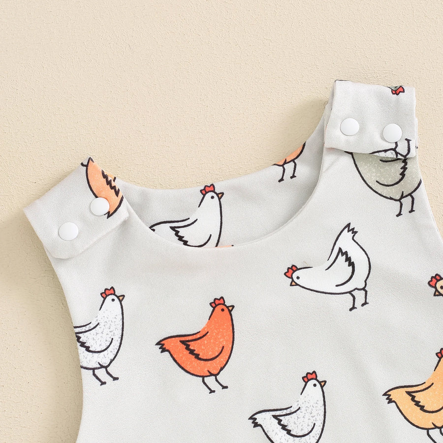 Hen Parade Summer Romper, product view 4