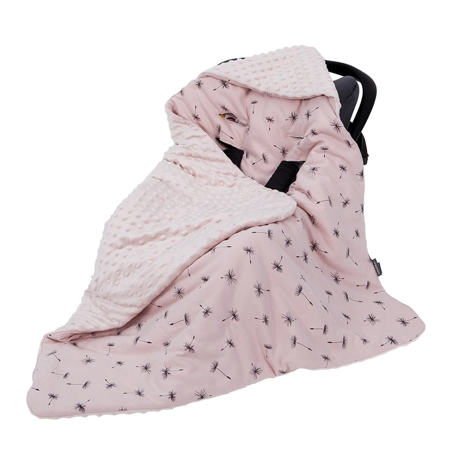 Windproof Hooded Baby Blanket detail of hood