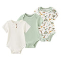 Cotton Cartoon Print Bodysuit Set