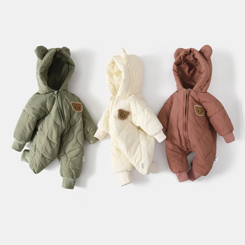 Teddy Bear Fleece Romper, product view 2