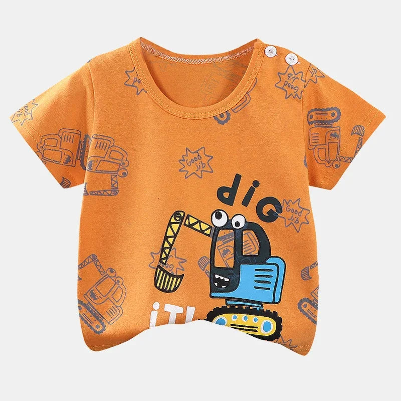 Gaston Excavator Cotton T-Shirt