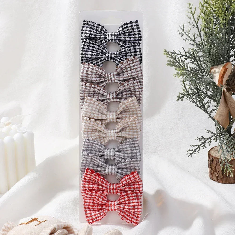 Plaid Print Hairpin Set, product view 11