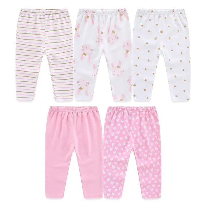 Solid Color Cotton Baby Pants