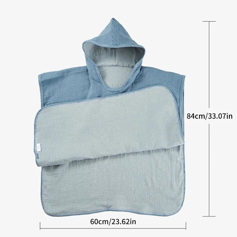 Soft Cotton Hooded Baby Blanket, product view 4