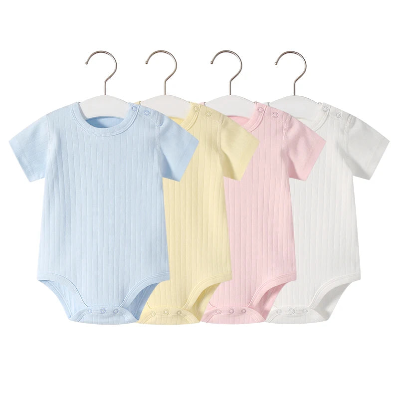 Close-up of Petite Léonie Short Sleeve Bodysuit fabric texture