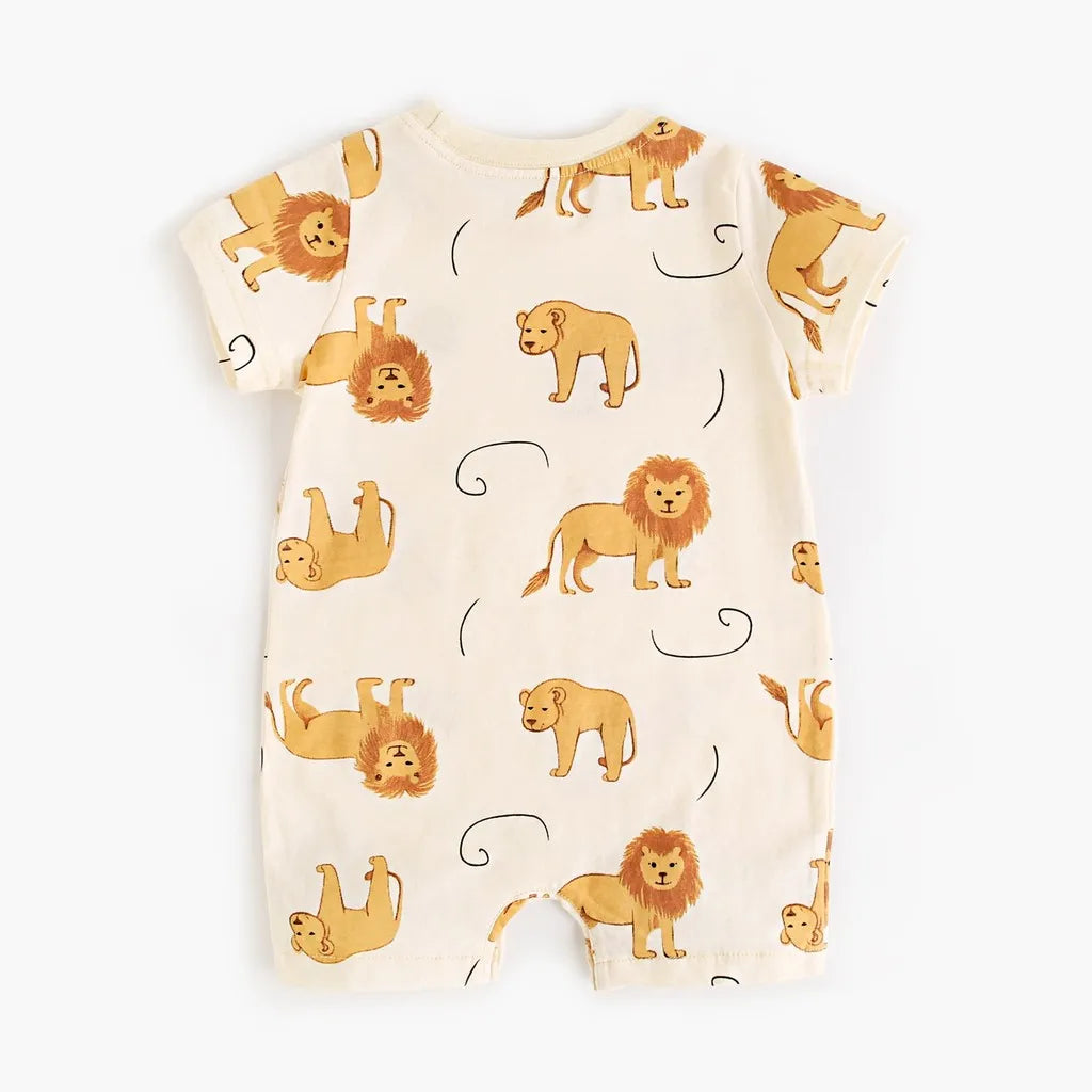 Cute Cartoon Print Romper