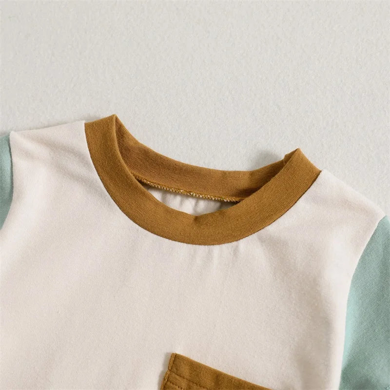 Contrast Color Short Sleeve Romper, product view 4