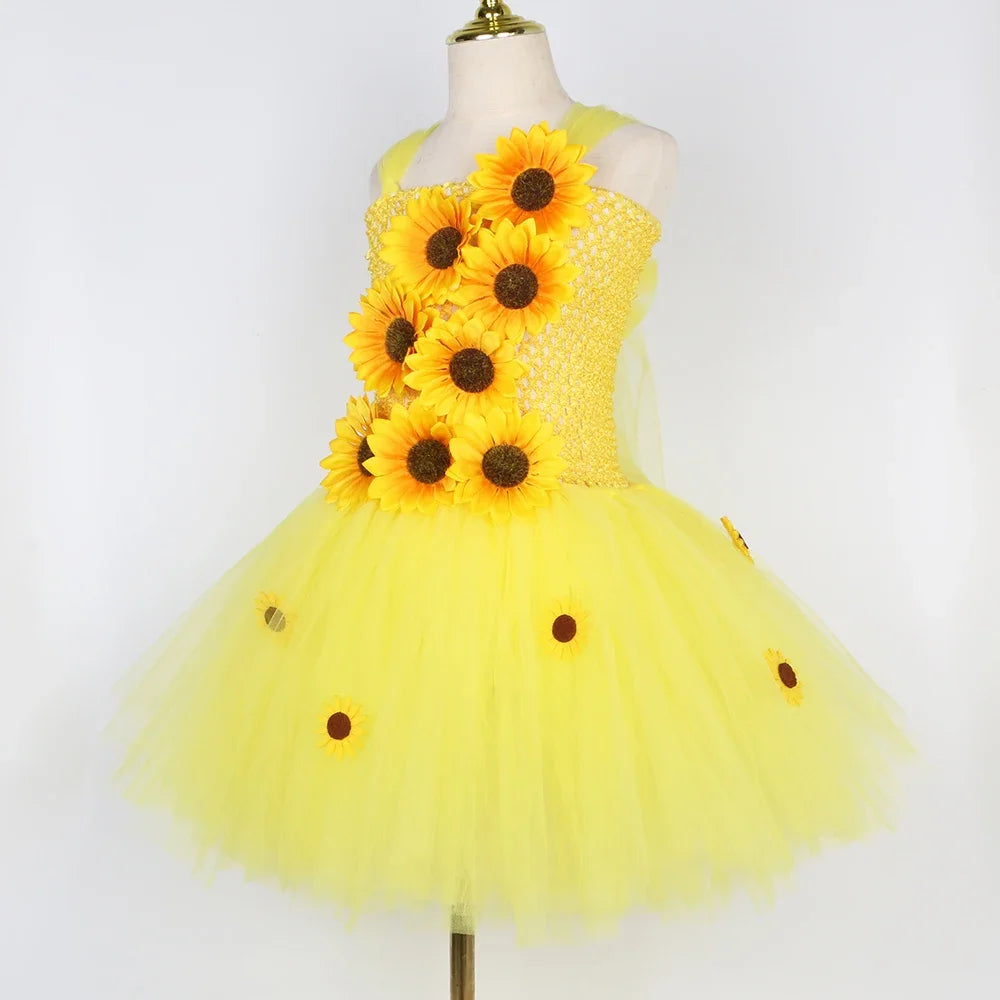 Belle Colette Forest Fairy Sunflower Dress Costume