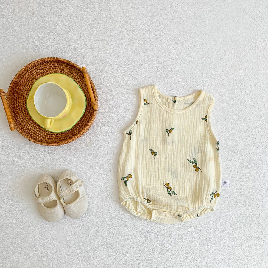 Wrinkle Cloth Sleeveless Bodysuit, product view 4
