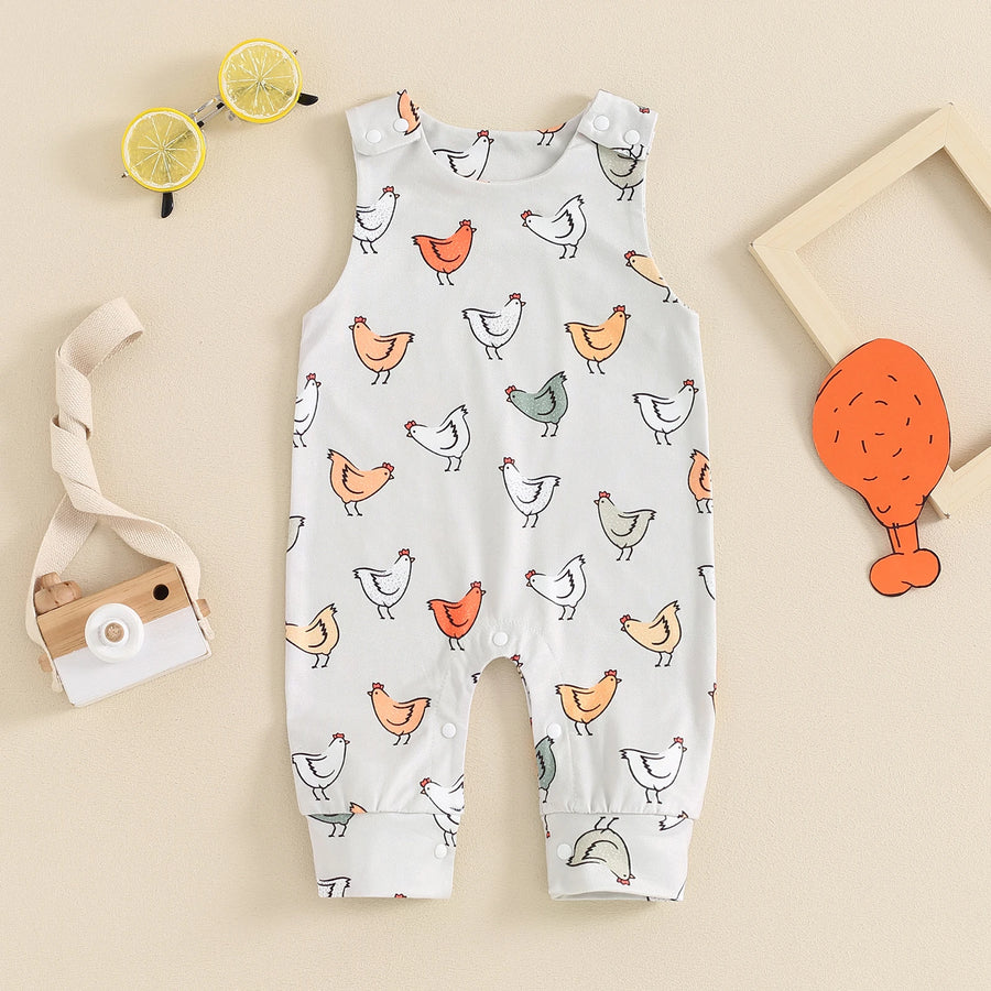Hen Parade Summer Romper, product view