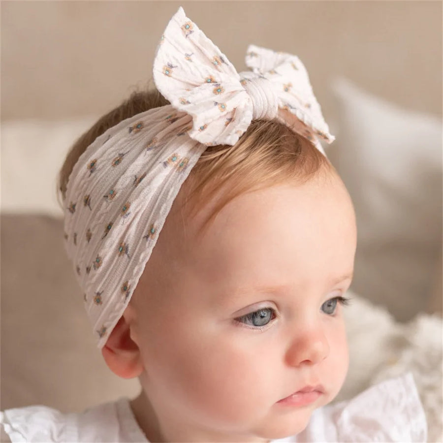 Bow Print Baby Headband Set, product view 5