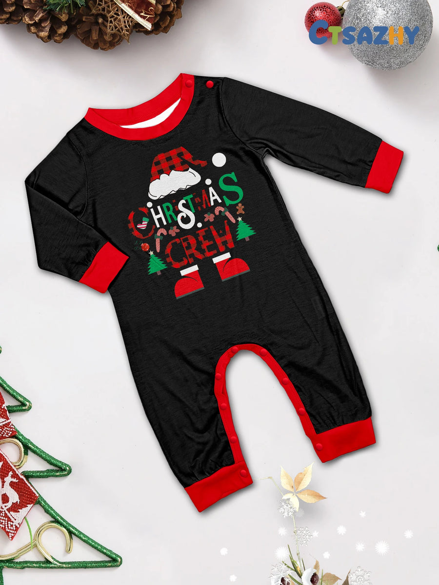 Christmas Crew & Buffalo Plaid Family Pajamas