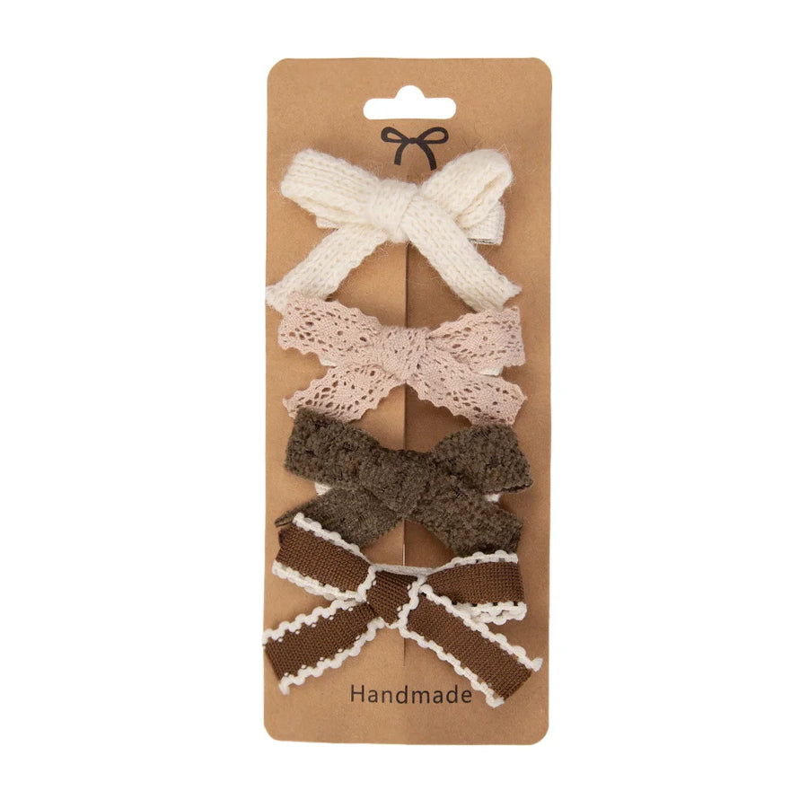 Lace Trim Hair Bow Set, product view 14