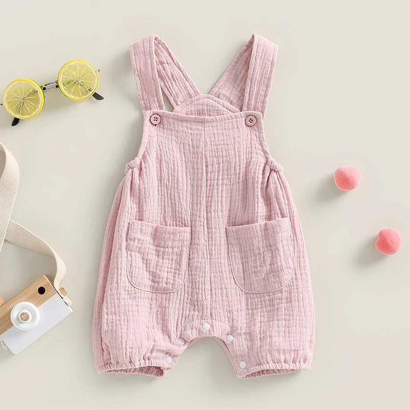 Brise Muslin Pocket Romper – detail 3