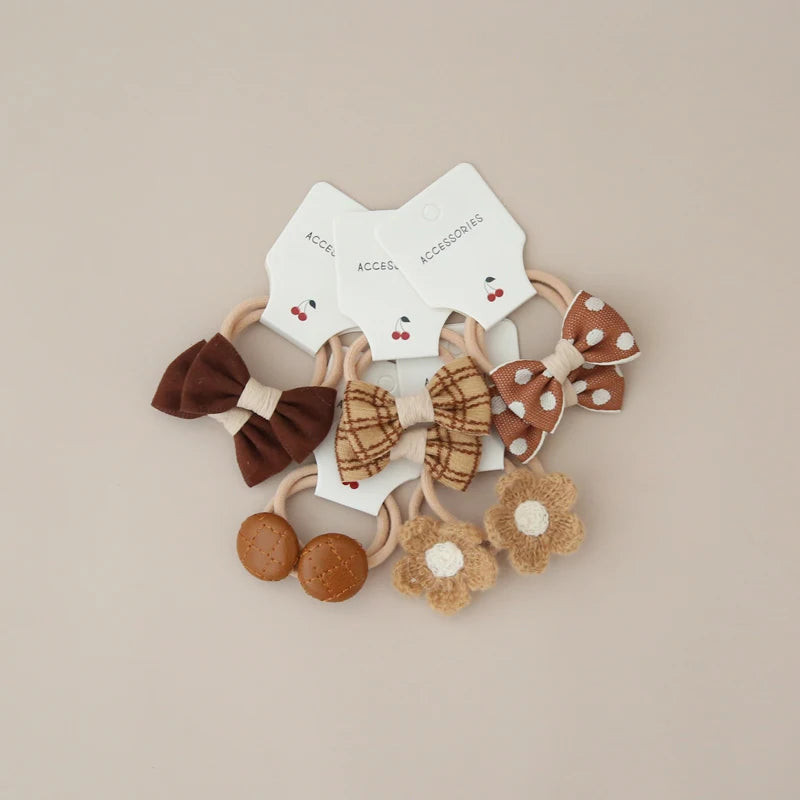 Plaid Hair Accessories Set